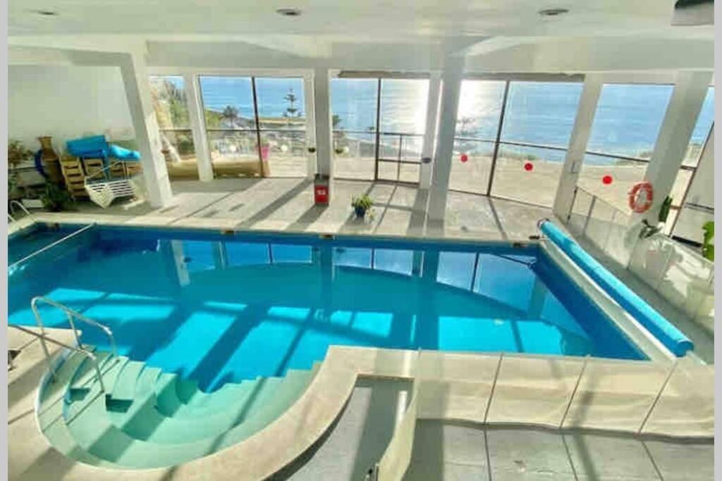 Amazing Frontline Sea Views Studio Apartment Castillo Del Vigia Torremolinos Eksteriør bilde