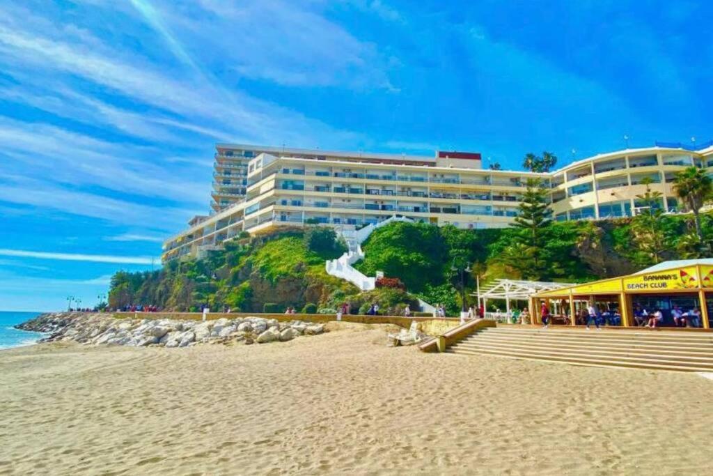 Amazing Frontline Sea Views Studio Apartment Castillo Del Vigia Torremolinos Eksteriør bilde