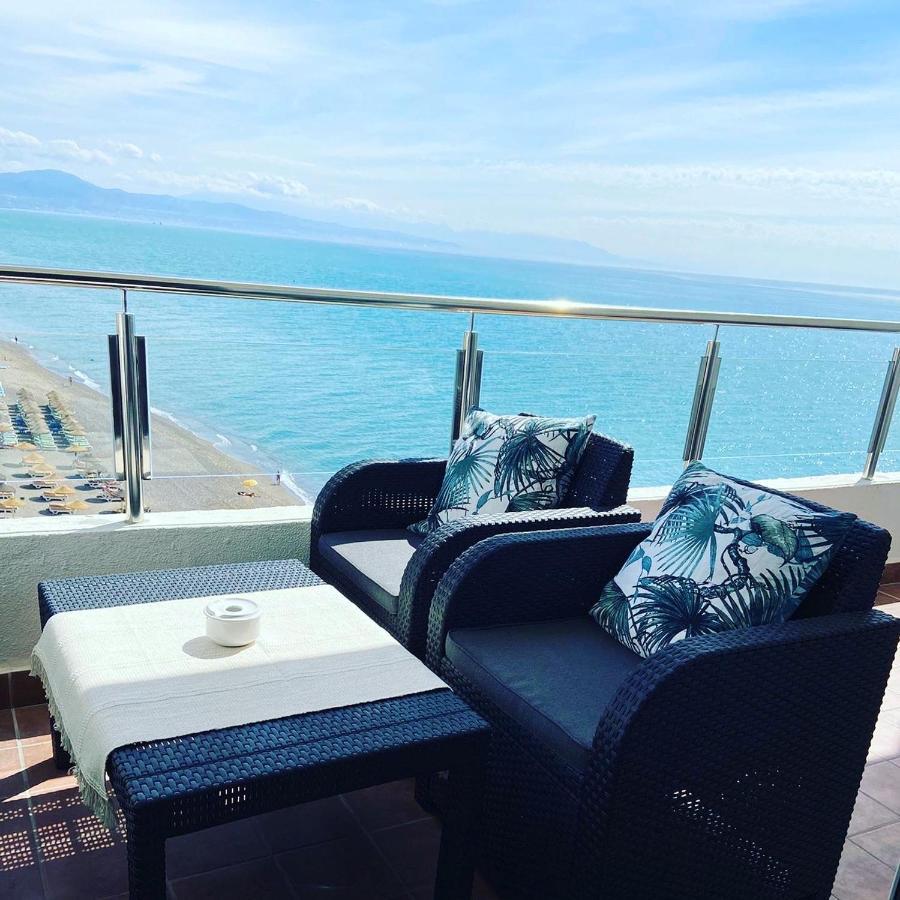 Amazing Frontline Sea Views Studio Apartment Castillo Del Vigia Torremolinos Eksteriør bilde