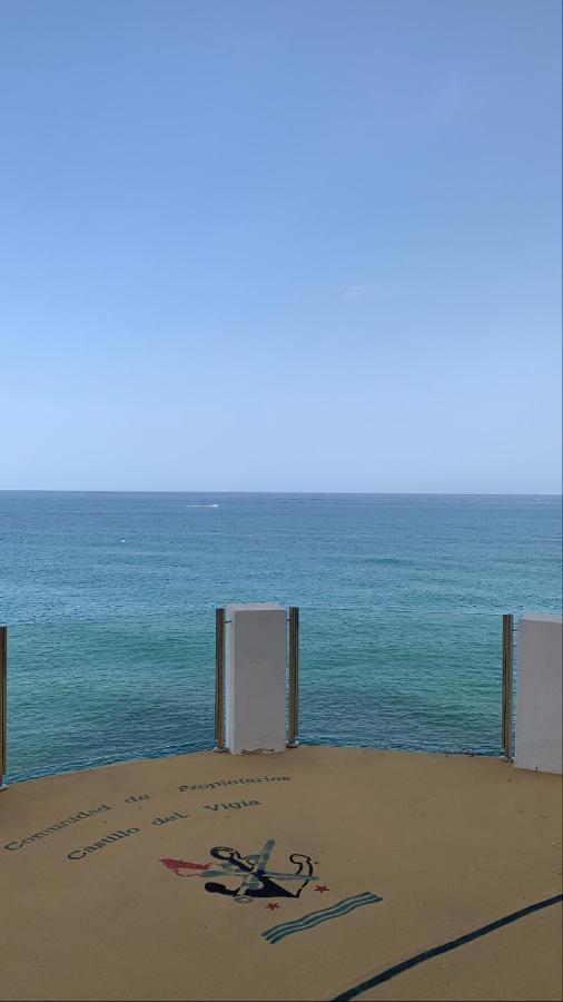 Amazing Frontline Sea Views Studio Apartment Castillo Del Vigia Torremolinos Eksteriør bilde