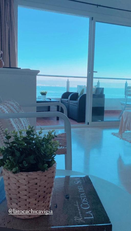 Amazing Frontline Sea Views Studio Apartment Castillo Del Vigia Torremolinos Eksteriør bilde